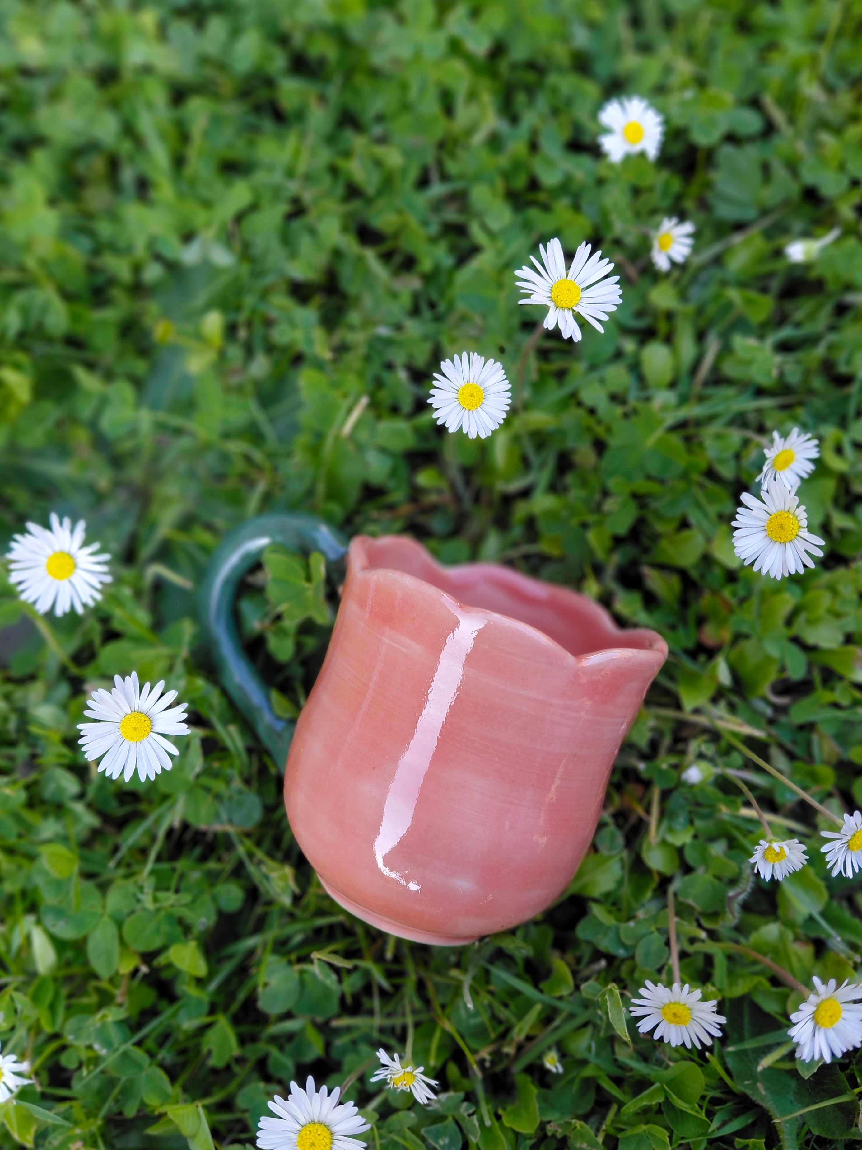 Tasse fleurie rose 🌷
