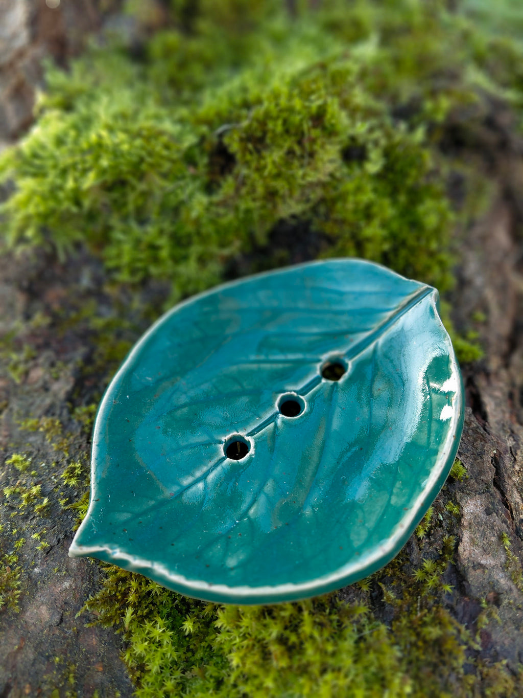 Porte-savons feuille