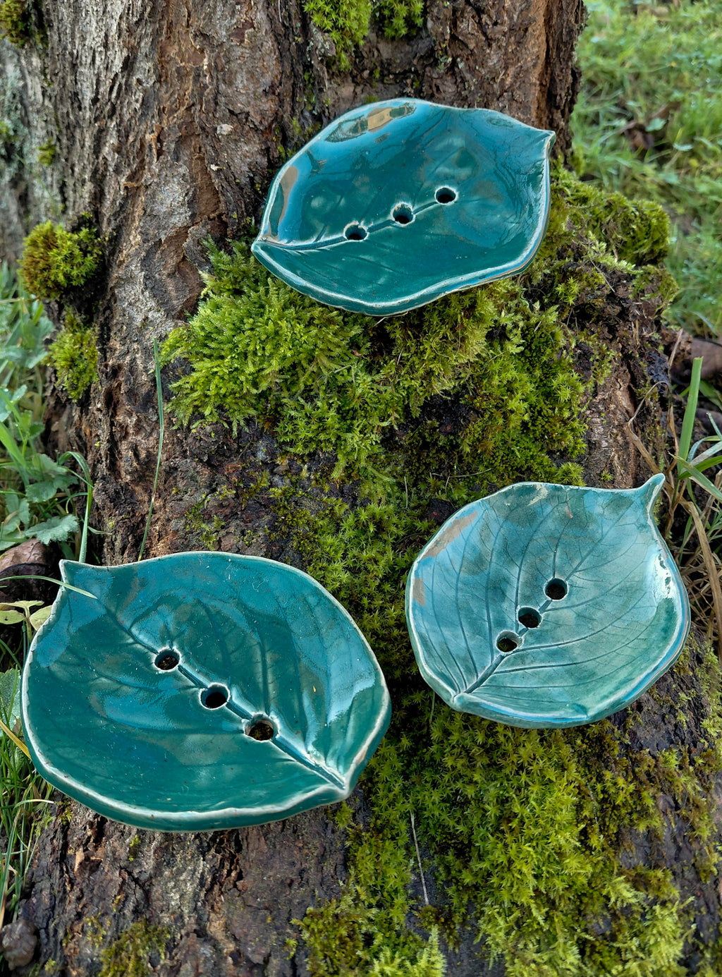 Porte-savons feuille