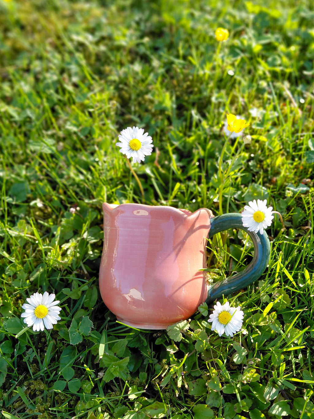 Tasse fleurie rose 🌷