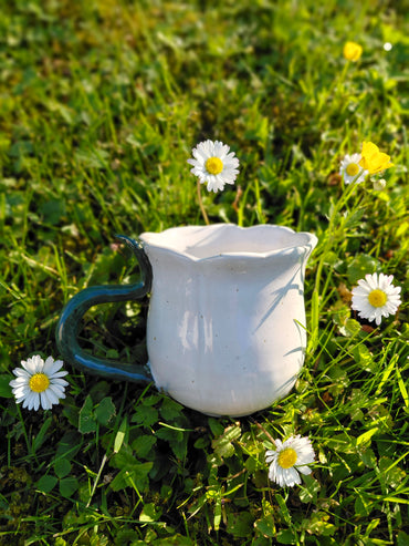 Tasse fleurie blanche 🌼
